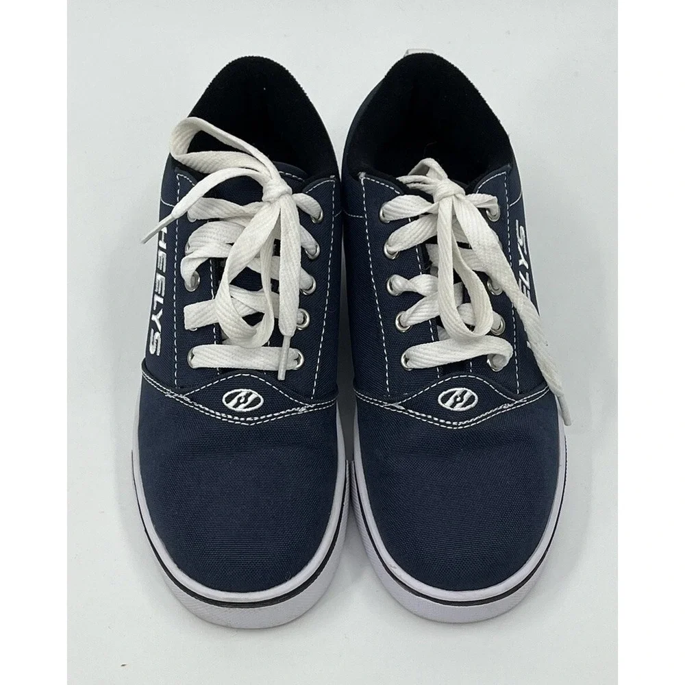 Heelys Skate Shoes Sneakers Navy Canvas Youth Size 5